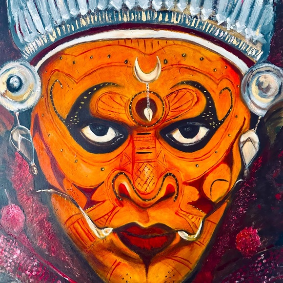 Fury of divine - oil painting original